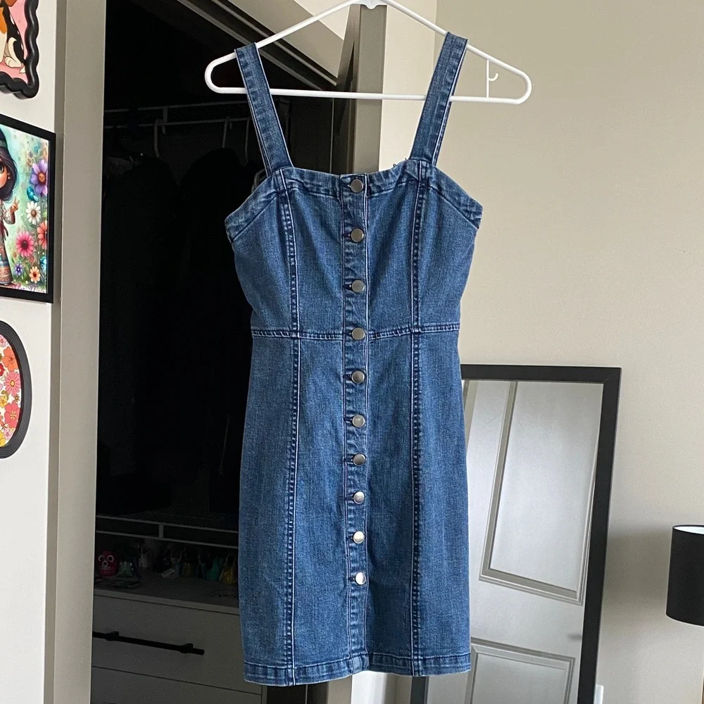 Aeropostale Denim button dress - Picture 1 of 4